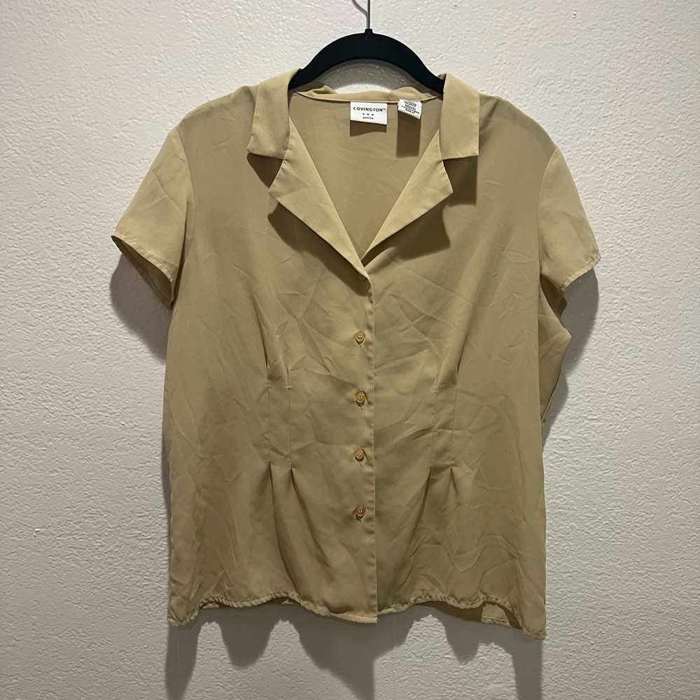 🔴 Covington Petites Casual Blouse Tops for Women size Large petite